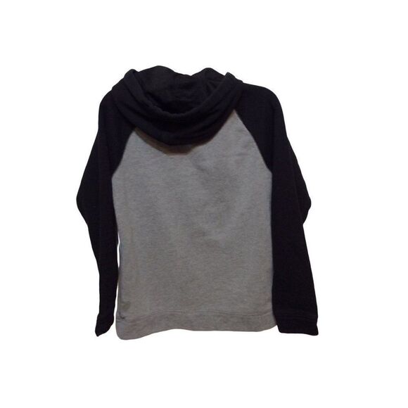 TEK Gear Hooded Pullover Large(14-16) Grey Black Cotton/Polyester - Picture 2 of 3